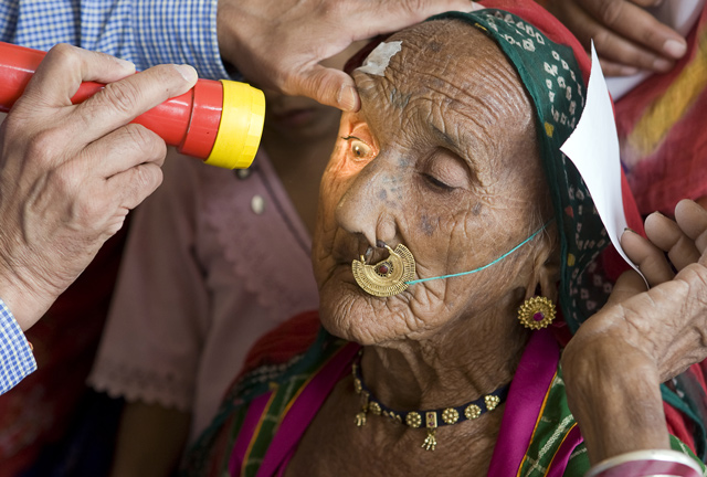 A Patient is Examined in India