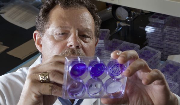 Dr. Curtis Brandt in lab