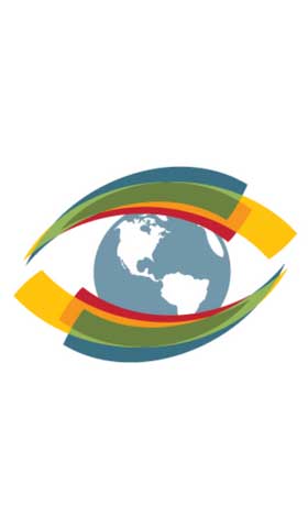Graphic image of eye-con