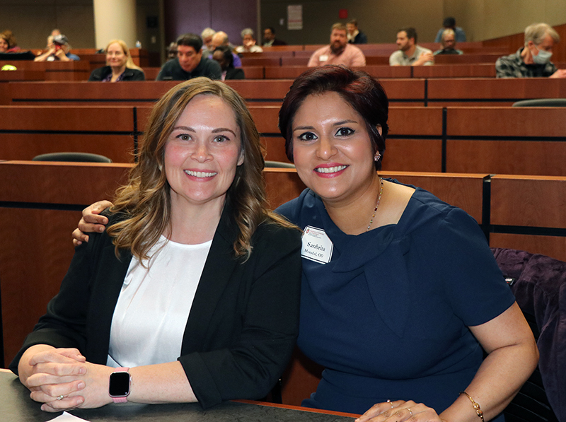 Drs. Kallie Harrier and Sanbrita Mondal