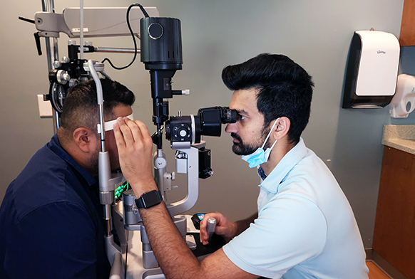 Dr. Rushi Mankad in clinic