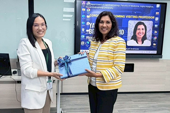 Dr. Yasmin Bradfield and colleague