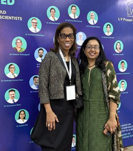 Drs. Terri Young and Amitha Domalpally at ARVO India