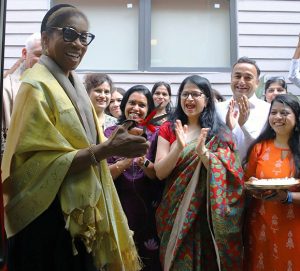 Dr. Terri Young at inauguration of SCEH’s new Centre for Unknown and Rare Eye Disorders
